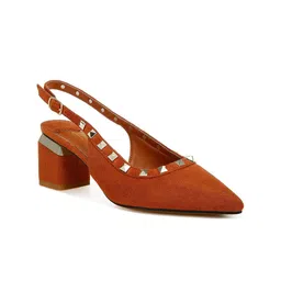 London Rag PU Block Mules-24