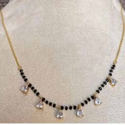 Anouk Artificial Stones Studded And Beaded Mangalsutra-38