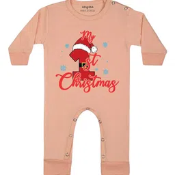 Arvesa My First Christmas Printed Bodysuit-image-47