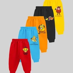Disney By Miss and Chief Boys Set Of 5 Printed Mid-Rise Joggers-12