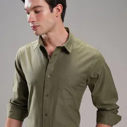 HIGHLANDER Men Straight Regular Fit Shirt-image-87