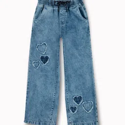 Gini and Jony Girls Comfort Straight Fit Light Fade Jeans-image-98