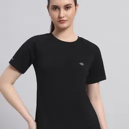 CLOTHWIK COLLECTION Training or Gym Round Neck T-shirt-image-79