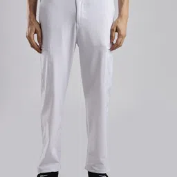 NEVER NEUD Men Relaxed Mid-Rise Cargos Trousers-image-89