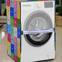 KANUSHI INDUSTRIES Blue & Green PrintedFront Load Automatic Washing Machine Cover-image-73