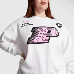 Victoria's Secret Women Cotton Alphanumeric Printed Sweatshirt-picture-25