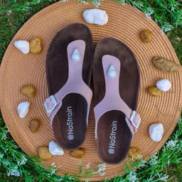 NoStrain Women Thong Cork Flats-image-45
