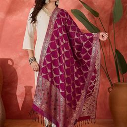 Sangria Zari Woven Design Dupatta-23