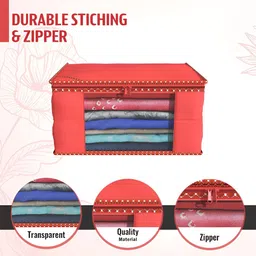 Aura Red Set of 6 Regular Multi-Utility Organisers image 2