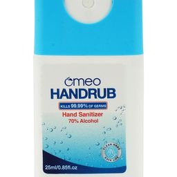 Omeo 70% Alcohol Pocket Hand Rub Pocket Sanitizer- 25 ml-15