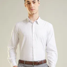 TIM PARIS Men Grid Tattersall Checks Striped Spread Collar Regular Fit Casual Shirt-image-39