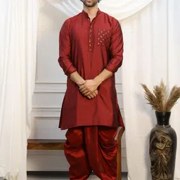 MIDAV Men Printed Thread Work Kurta-picture-25