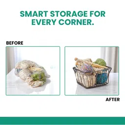 Go Hooked Storage Basket With Handles Multi-Utility Organisers image 2