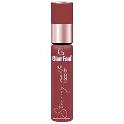 GlamFam Stunning Matte Waterproof Lip Color- 5 ml- Cappuccino 21-48