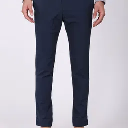 Indian Terrain Men Urban - C Tapered Fit Plain Formal Trousers-image-87
