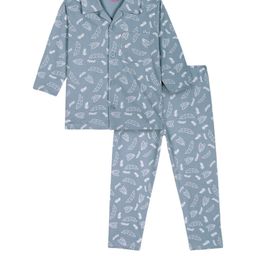 Unisex Kids Pure Cotton Full Sleeves Printed Night Suit, Sleepsuit for Kids-image-53