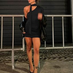 StyleCast Women One Shoulder Bodycon Dress-picture-49
