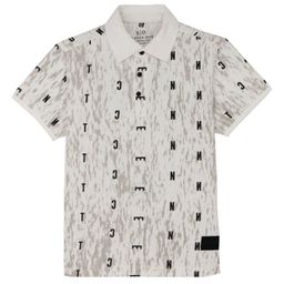 Status Quo Boys Typography Printed Polo Collar Cotton T-shirt-image-98