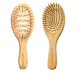 OROSSENTIALS Set Of 2 Wooden Hair Brush-76