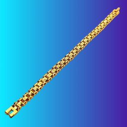 Dynamic Retail Global Men Gold Link Bracelet-image-1