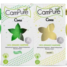 Cone Air Freshener - Mogra & Jasmine - Pack of 2 Potpourri-image-5