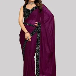 Caracola Sequinned Saree-37