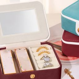 Cortina Maroon Set of 1 Regular Jewellery Organiser Organisers-12