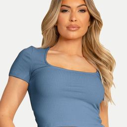 Radprix Women Ribbed Cotton Crop Top-image-85