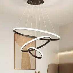 GAUVIK Black Glass Ceiling Lamp-image-96