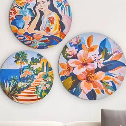Home Centre Set of 2 Printed Canvas Wall Art-14