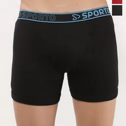 Sporto by Macho Pack Of 3 Soft & Comfortable Trunks-picture-46