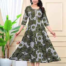 Niona Women Printed Straight Kurta-image-49