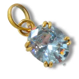 VANISHREE WORLD Gold-Plated Oval Pendants with Chains image 2