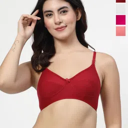 LILY Pack Of 4 Full Coverage Bra-image-82
