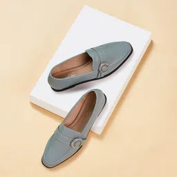 Forever Glam by Pantaloons Women Colourblocked PU Loafers-image-65