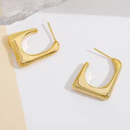 FIMBUL Square Hoop Earrings-46