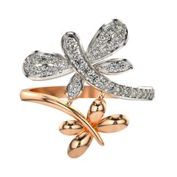 VALANOVA 14K Rose Gold Diamond Studded Ring 3.13 g-image-67