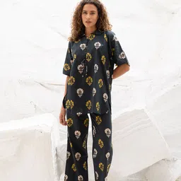 SANSKRUTIHOMES Printed Pure Cotton Tunic & Trousers Co-Ords-picture-22