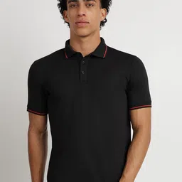 Reebok Brand Logo Embroidered Polo Collar Short Sleeves T-Shirt-image-71