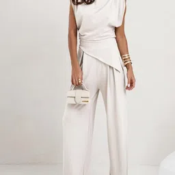 all about you Round Neck Top With Trousers Co-Ords-image-71