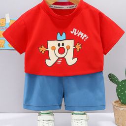 Googo Gaaga Boys Printed T-shirt with Shorts-picture-22