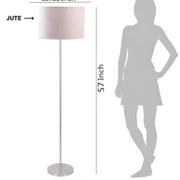 Devansh White Cylindrical FloorLamps-32