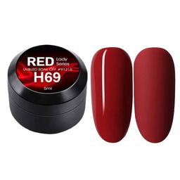 BELLE GAGA Red Lady Series UV & LED Soak Off Nail Polish- 5 ml- Shade- H69-image-2