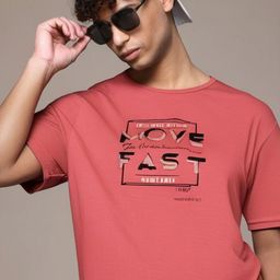 Moda Rapido Typography Printed Round Neck T-shirt-picture-16
