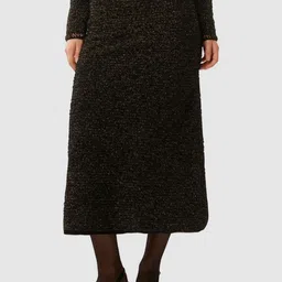 Forever New Women Self Design Slip-On Midi Skirt-67