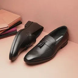 Overdrive Men Leather Formal Loafers-image-43