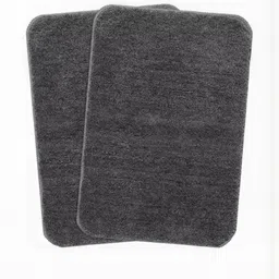 CROWN MATTINGS Grey 1400 GSM Microfibre Bath Rugs-picture-5
