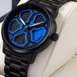 SWADESI STUFF Men Dial & Straps Analogue Watch ROTATE 002 BLUE 2025-37