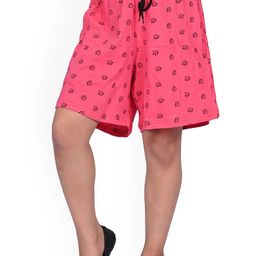 BAESD Girls Printed High-Rise Shorts-image-9