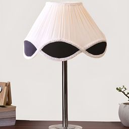 Aura Beige Metal Traditional Frusturical Shaped Table Lamp-image-93